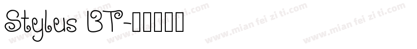 Stylus BT字体转换